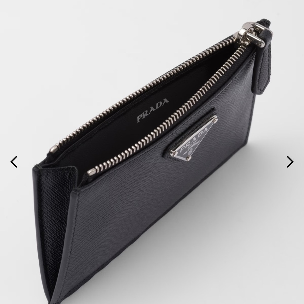 PRADA —- Saffiano leather card holder - Picture 9 of 10